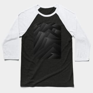 Isometric Waves Baseball T-Shirt